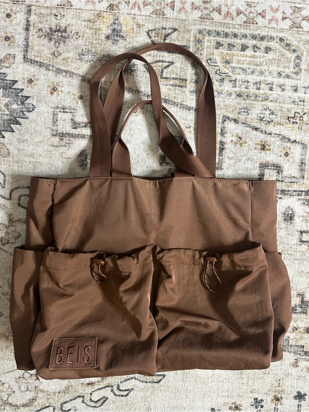 BEIS Sports Tote Carryall Maple